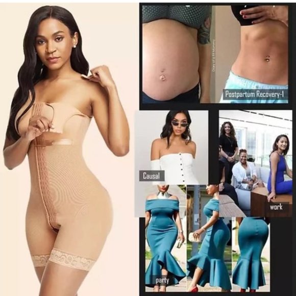 Columbian Post Op High Compression Faja Shapewear Sizes S-6XL Black NEW - Picture 2 of 6